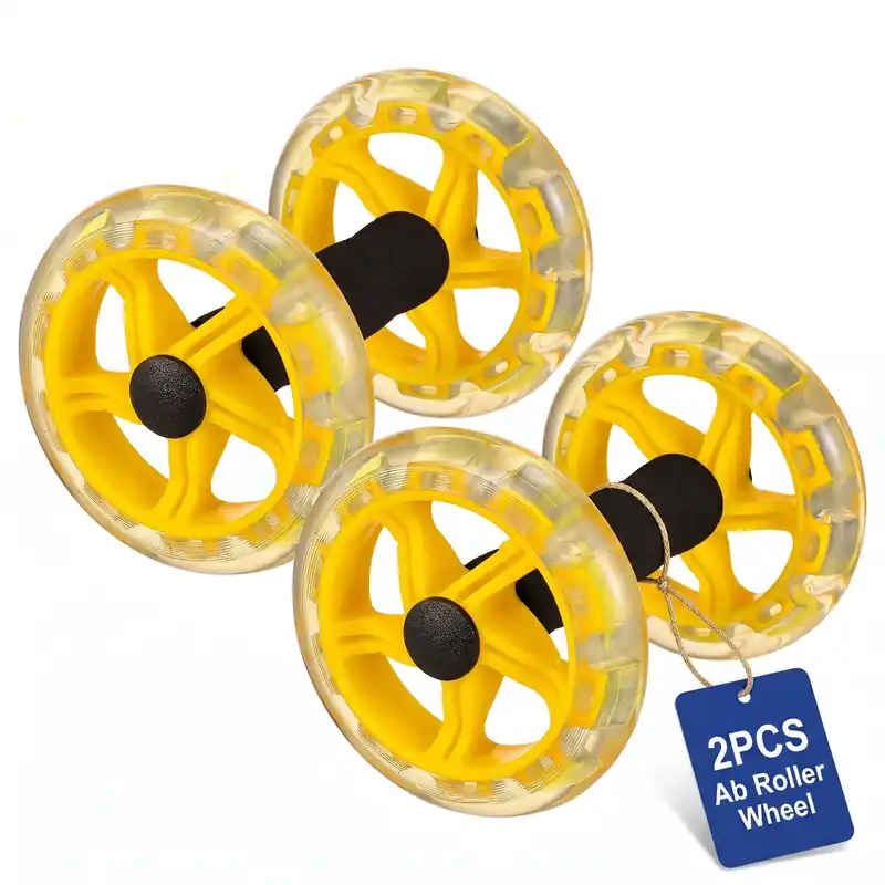 Toddmomy Ab Roller Wheel Ab Wheel for Core Training, Exercise Abdominal Roller Hand Weights Dumbbell Fitness Exercise Device Home Gym Gear for Men/Women