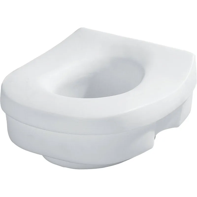 Moen DN7020 Raised Toilet Seat with 5” Elevation, 250 lbs. Weight Capacity, Glacier