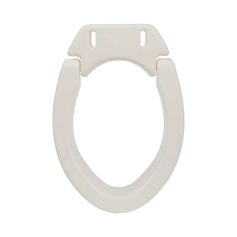 VMS Deluxe Bolt-On Hinged Raised Toilet Seat - Available in Elongated & Standard Styles, 300 lbs Weight Capacity (Elongated)