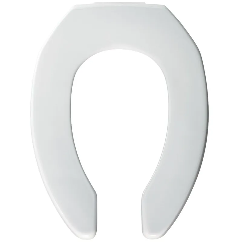 BEMIS 3L2155T 000 Medic-Aid 3" Lift Raised Open Front Plastic Toilet Seat, ELONGATED, Long Lasting Solid Plastic, White