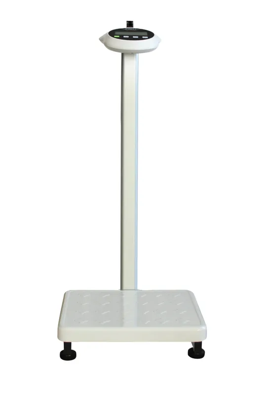Helsevesen Digital Scale with Height Measurement Rod, Medical Body Weight Scale,Economy Physician Scale,Weight Capacity 440 lbs / 27.6”-78”