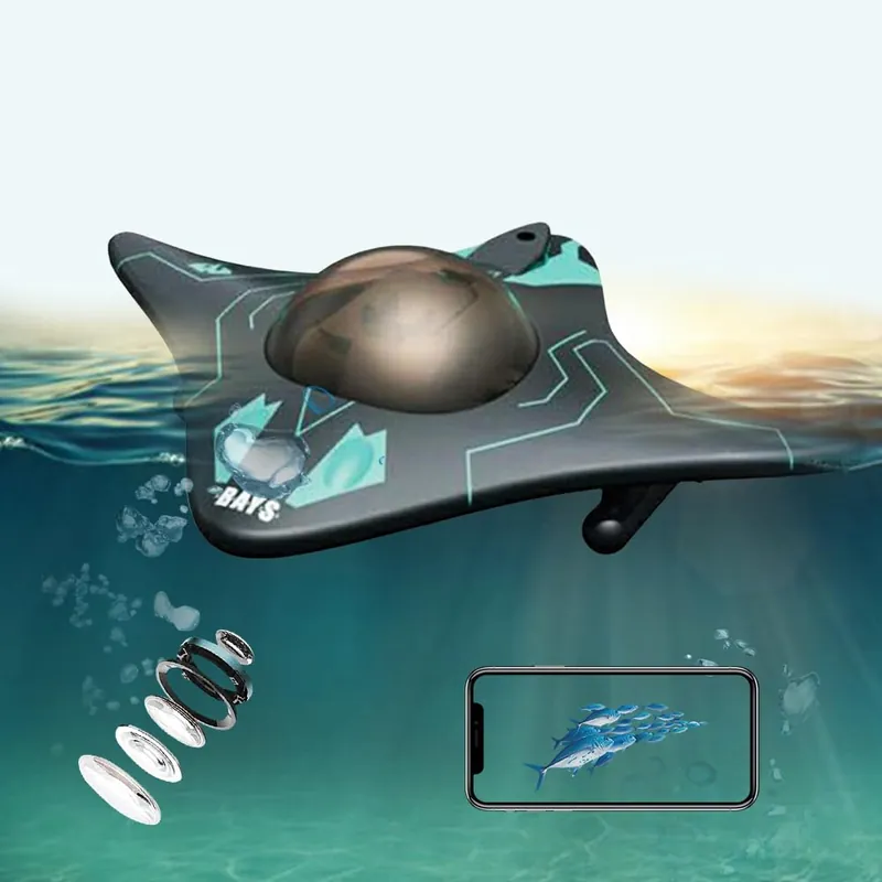 GoolRC RC Boats with Camera for Adults, 6CH Remote Control Boat for Pools & Lakes, App Wireless Control Waterproof RC Camera Boat