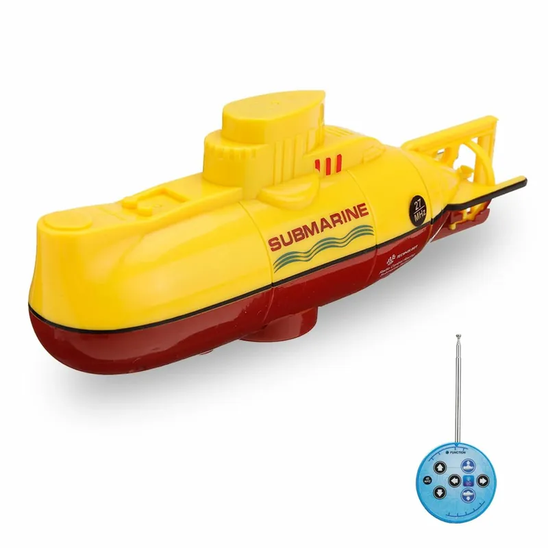 Ouhgnoh Mini RC Boat Toy Remote Control Tourist Submarine Underwater Electric Fish Tank Diving Child‘s Birthday Present