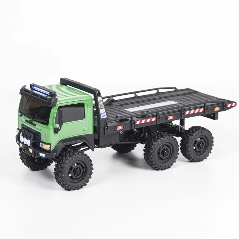 HOBBYPLUS ARKTOS 6x6 V1.5 CR18P Rock Crawler RTR All Terrain - Remote Control Car, Rock Crawler 1/18 Scale 6WD 2 Speed Transmission Off Road for Adults, RC Hobbyists (Green)