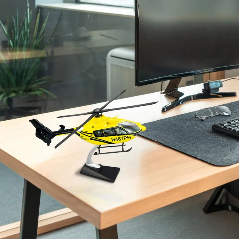 1 30 Scale EC-135 Model Helicopter – 42cm Length – Premium Collectible – Includes a Air Medical Household Membership