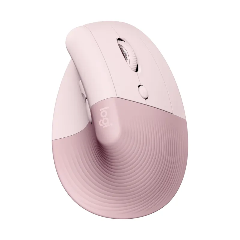 Logitech Lift Vertical Ergonomic Mouse, Wireless, Bluetooth or Logi Bolt USB Receiver