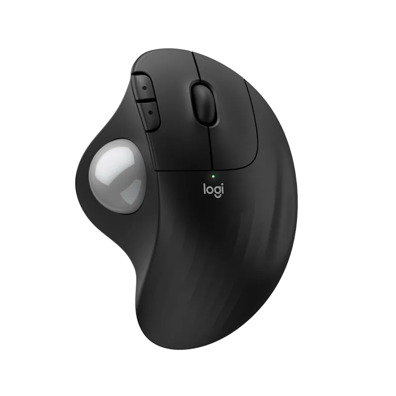 Logitech Ergo M575S Wireless Trackball Mouse, Wireless Ergonomic Mouse with Bluetooth and Encrypted Dongle