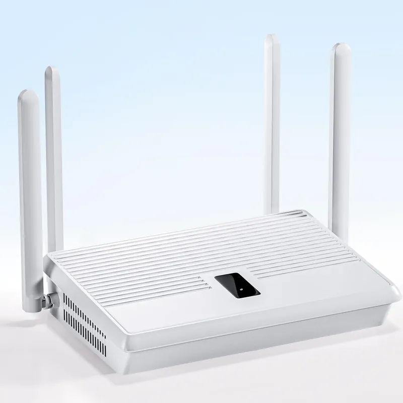 WiFi 6 Router, AX3000 Dual Band Full Gigabit Wireless Router with 4 High-Gain Antennas 4 Gigabit Ports