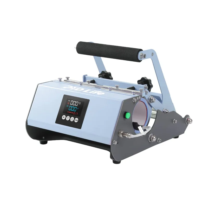 Tumbler Heat Press Machine Blue Mug Press Machine for 30 OZ 20 OZ 16 OZ Straight Sublimation Blanks Skinny