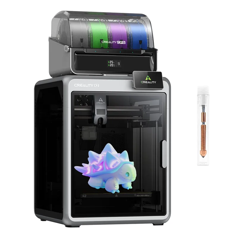 Creality Official K2 Combo(A) 3D Printer, Multi-Color Printing with CFS, 600mm/s High-Speed