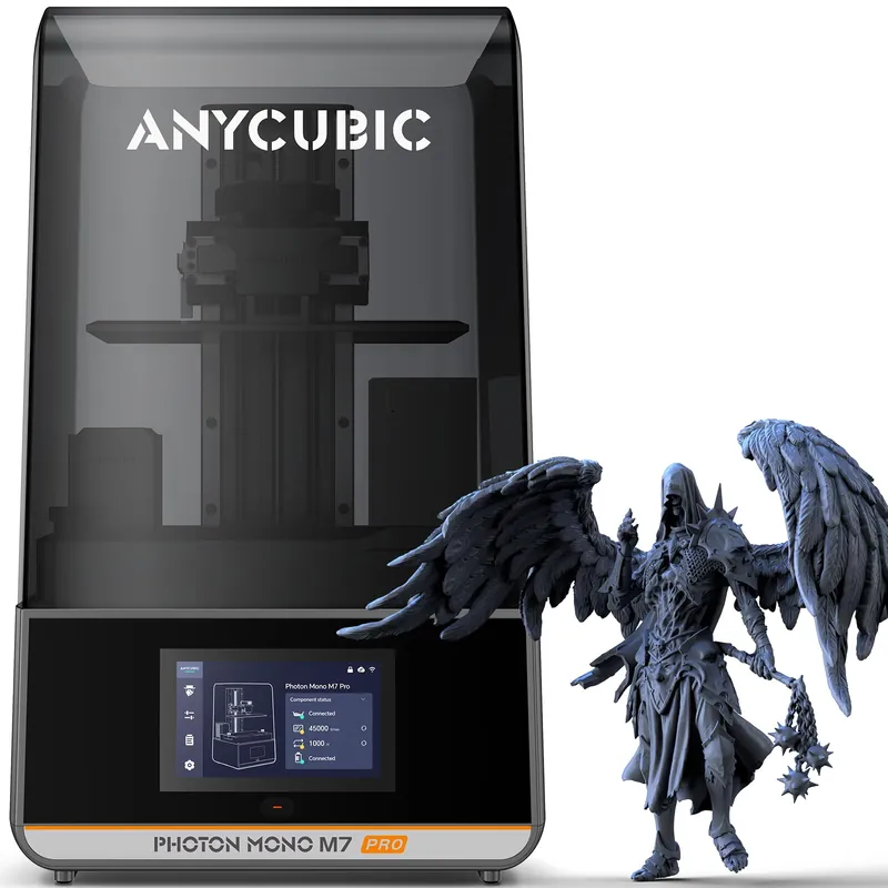 14K Resin 3D Printer Photon Mono M7 Pro with COB LighTurbo 3.0, 170mm/h Ultra High Speed& 10.1‘‘ Mono LCD