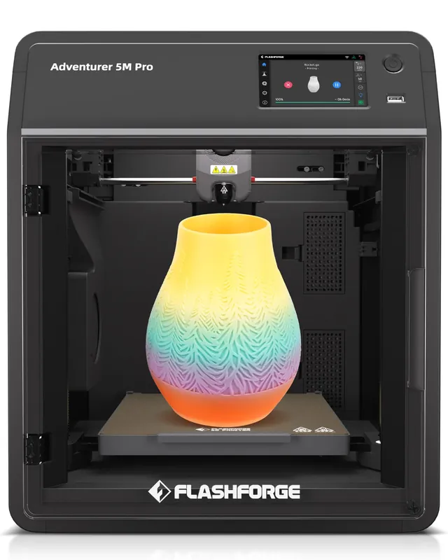 5M Pro 3D Printer, 600mm/s High-Speed, FDM 3D Printer Auto Leveling, Quick Detachable 280°C Nozzle