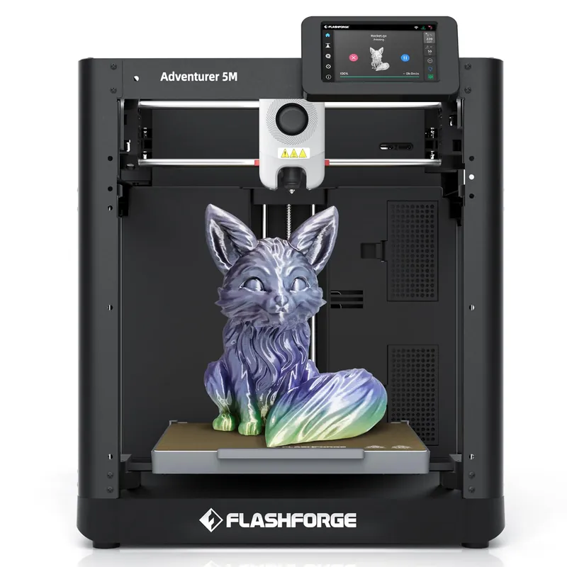 Adventurer 5M 3D Printer, 600mm/s Max High-Speed FDM 3D Printers with Auto Leveling,