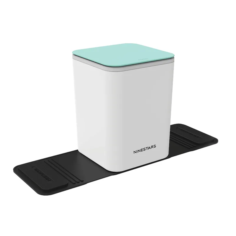 Mini Car Trash Can with Press Lid, 3L / 0.79 Gallon Small Garbage Bin