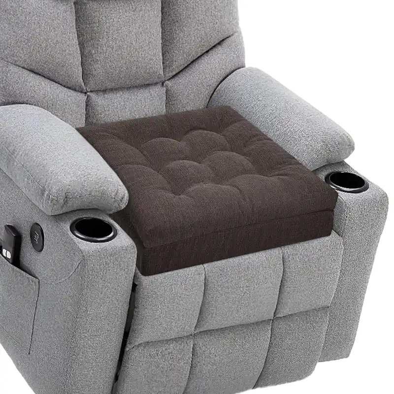 Cushions for Elderly, 20x20x5 Inch Thick Chair Cushion Patent Design Soft Tufted