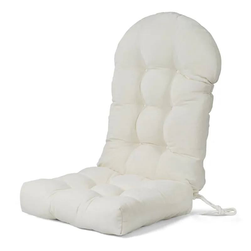Rocking Chair Cushions Set - Non-Slip Adirondack Chair Cushions with Ties Indoor