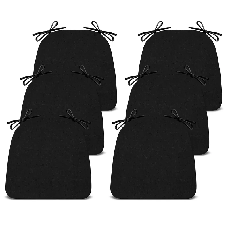 Chair Cushions for Dining Chairs Set of 6, Non Slip Kitchen Chair Pads