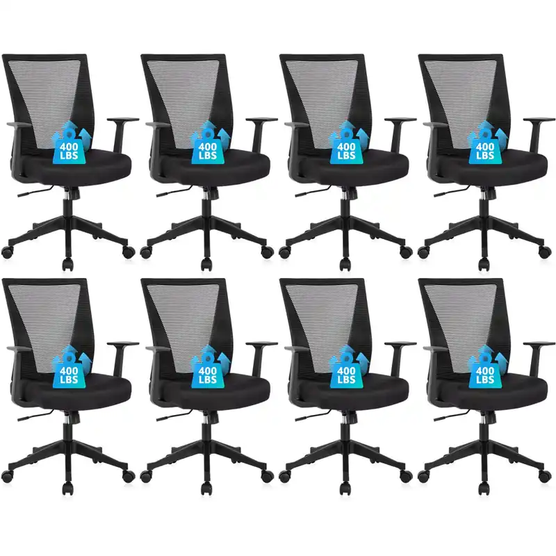 Home Office Chair Ergonomic Desk Chair Mesh Computer Chairs with Armrests Executive Rolling Wheels Swivel Heavy Duty Chairs Office,