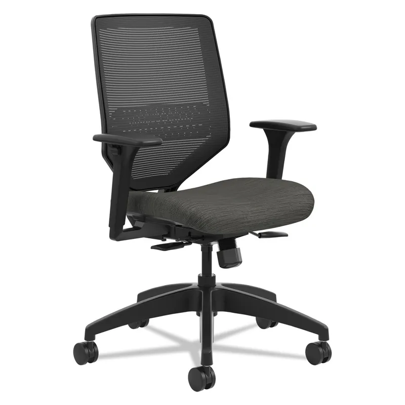 Solve Mesh Back Office Chair with Adjustable Arms, Adjustable Height, Tilt Tension
