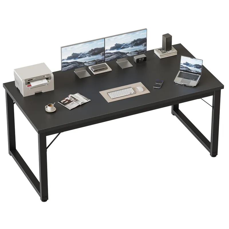 Mericonia 54 Inch Computer Desk, 1" Thick Heavy Duty Industrial Office Desk