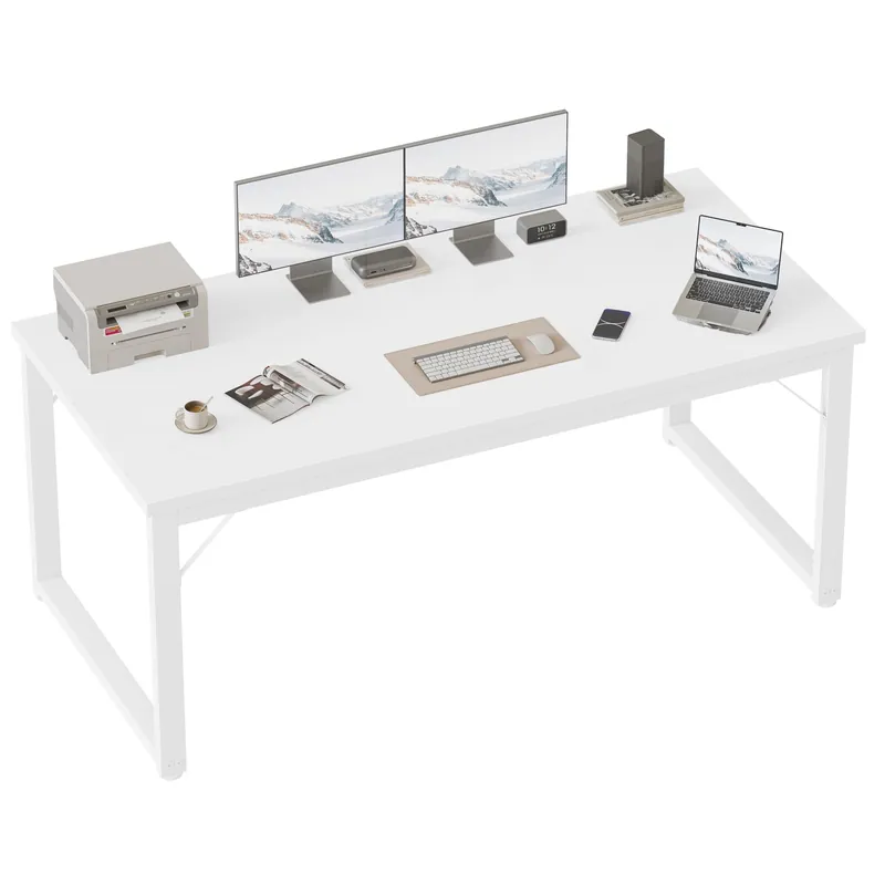 Mericonia 54 Inch Computer Desk, 1" Thick Heavy Duty Industrial Office Desk