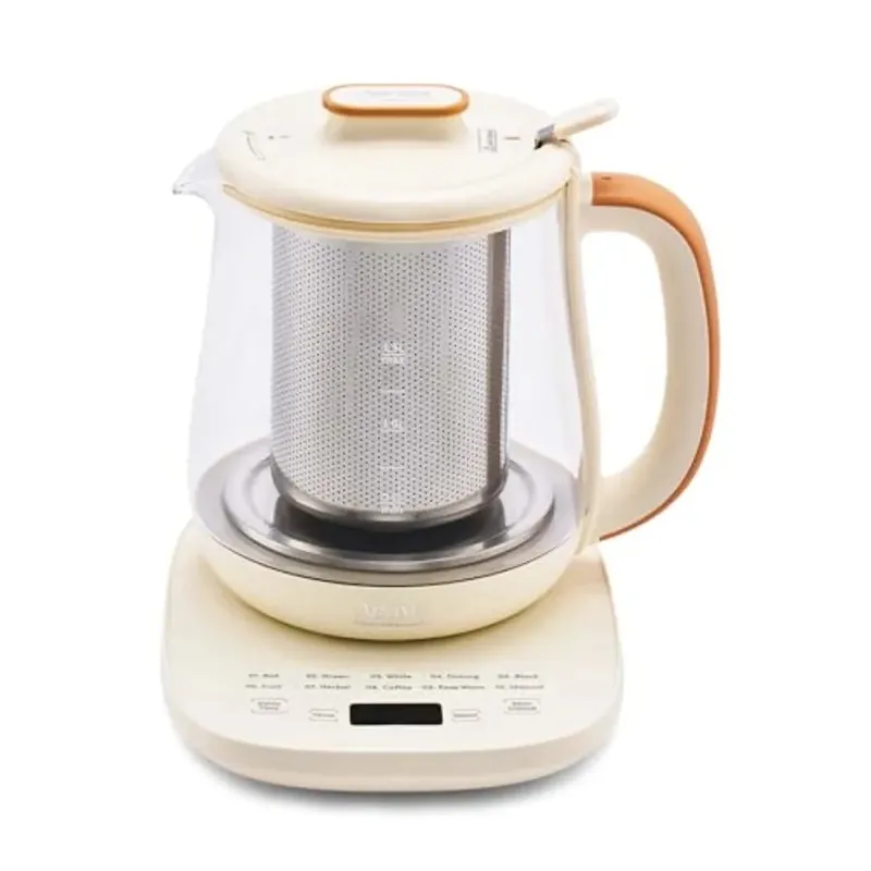 Professional Infusion Glass Electric Tea Kettle with Temperature Control and 10 Preset Modes
