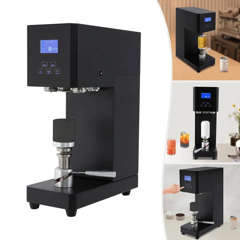 Commercial Can Sealing Machine Beverage Seal Machine, Milk Tea Drink Bottle Sealer