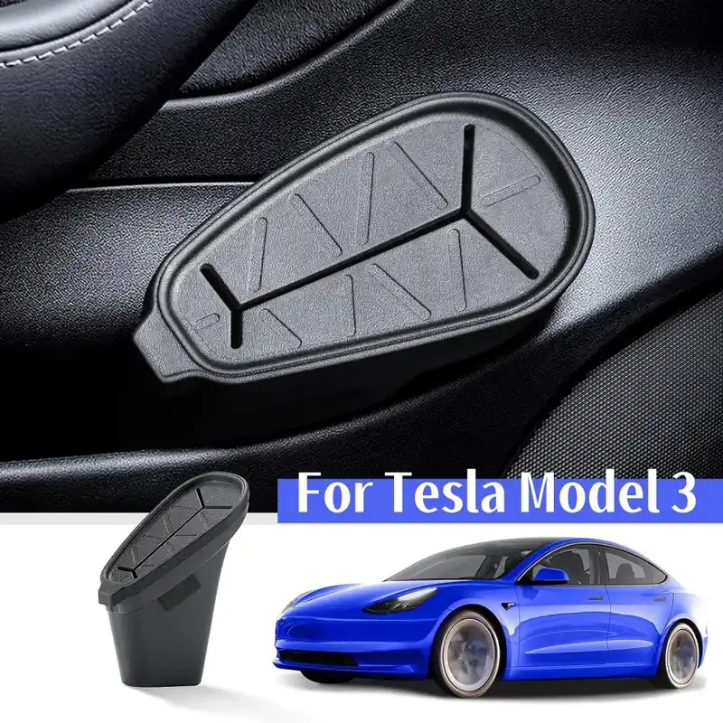 Trash Can For Tesla Model 3 2017-2024 Left Front Side Door Garbage Can Bin