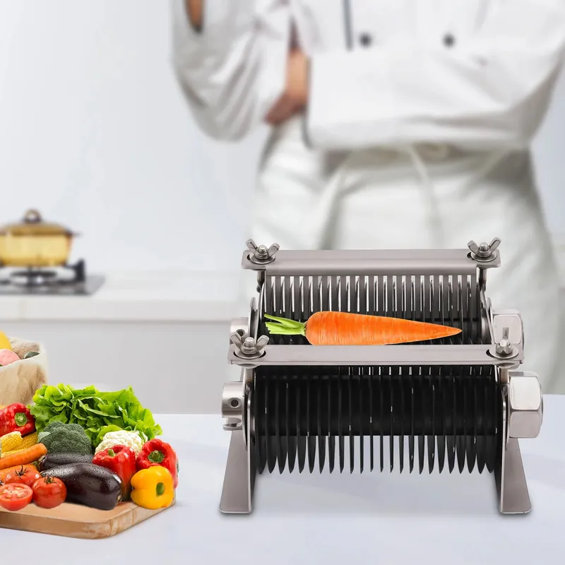 Stainless Steel Meat Slicer Knife, 5mm Cutting Thickness, Manual Operation