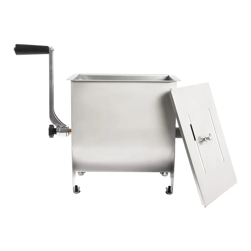 Manual Meat Mixer 20LB, Stainless Steel Hand Crank Sausage Maker for Kitchen