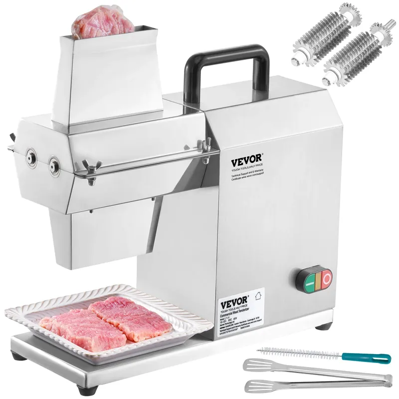 SucceBuy 17inch 54 Blades Commercial Meat Tenderizer 450W Electric Meat Tenderizer Machine