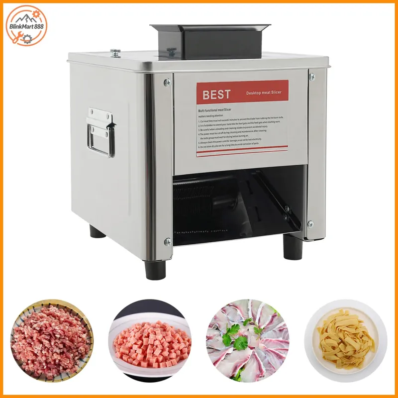 Home Meat Slicer 2.5mm/10mm Blade Meat Slicer Grinder