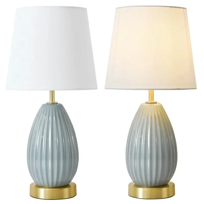 18-Inch Table Lamp Set of 2 with E26 Socket, Up to 60W for Kids Room