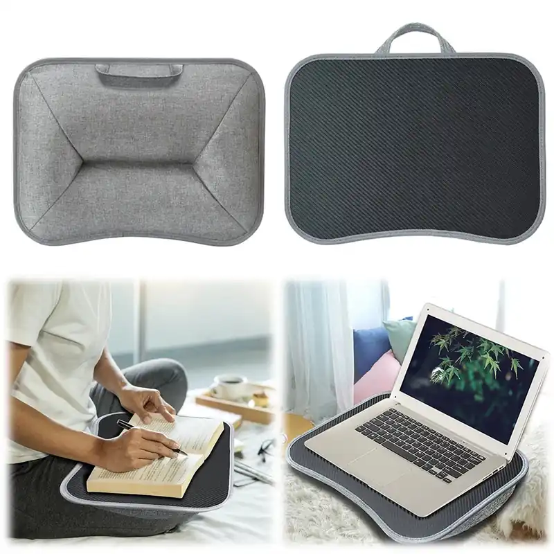Laptop Lap Desk with Soft Pillow Cushion Multifunctional Laptop Desk