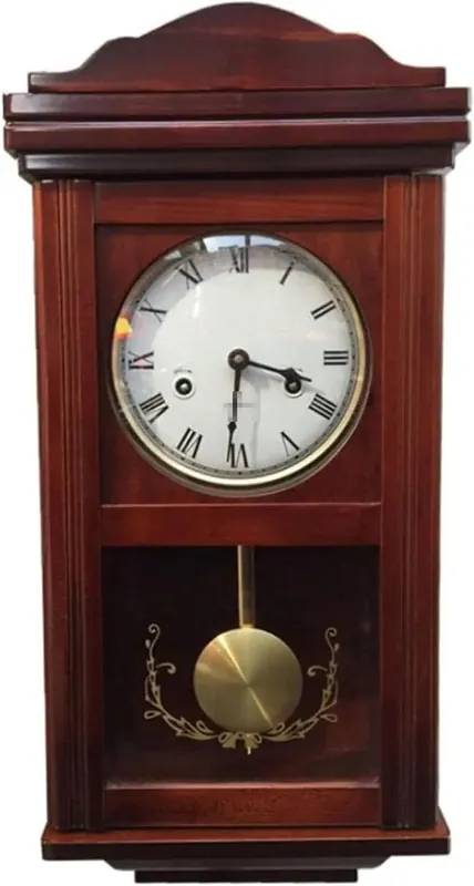 Wall Clock Chime Grandfather Clocks European Retro Living Room Decor