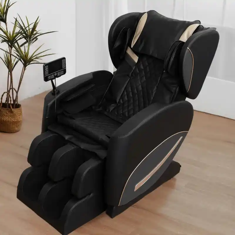 Massage chair recliner with 10 massage heads and full-body air pressure
