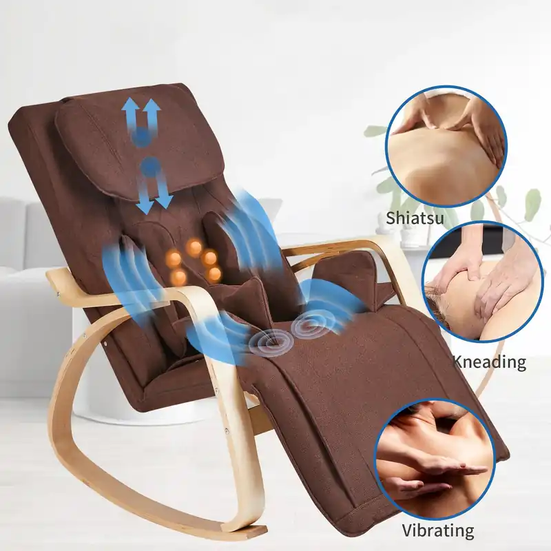 Massage Chair With Comfortable Air Pressure Relaxing Rocking Chair Heating