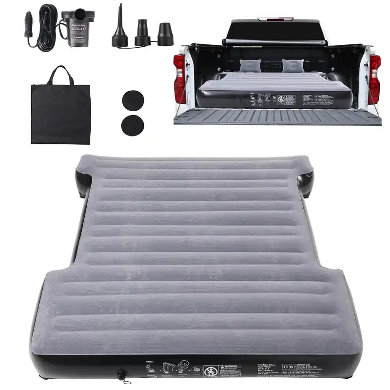 SucceBuy Truck Bed Air Mattress for 5.5-6.5 ft Full Size Short Truck Beds