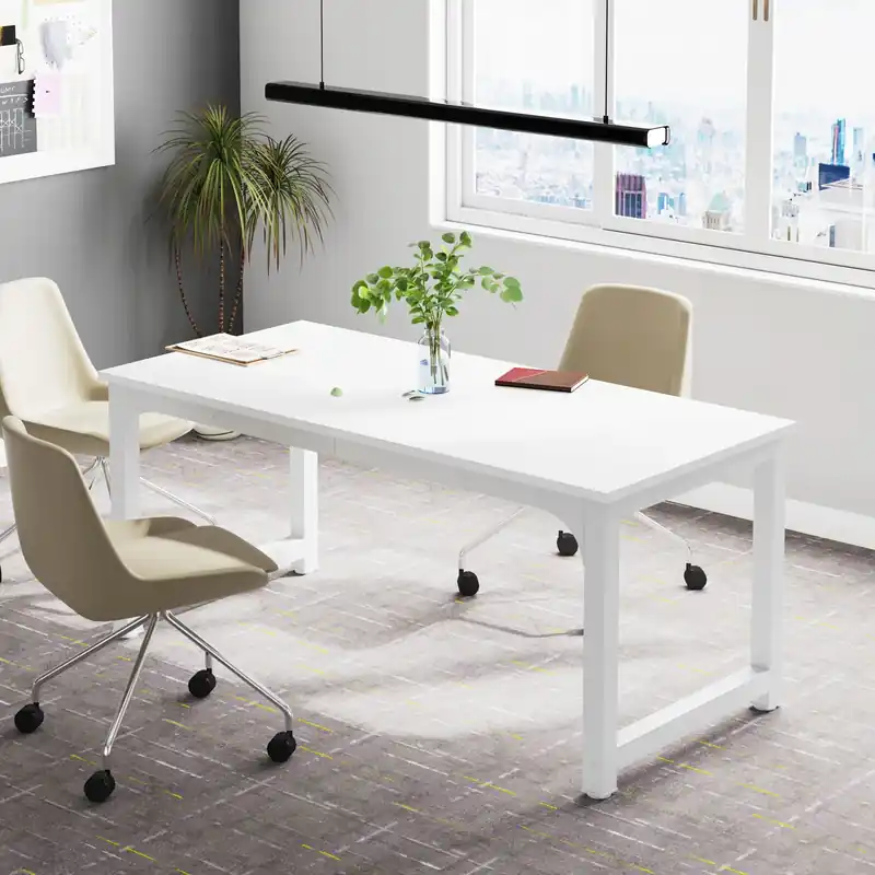 Tribesigns Modern Computer Desk, 63 x 31.5 inch Large Executive Office Desk Computer Table Study Writing Desk Workstation