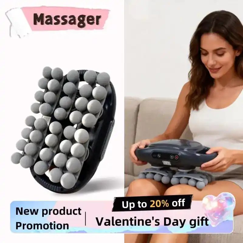40-Head Massager for Shoulder Neck Back Leg Muscle Pain Relief for Family