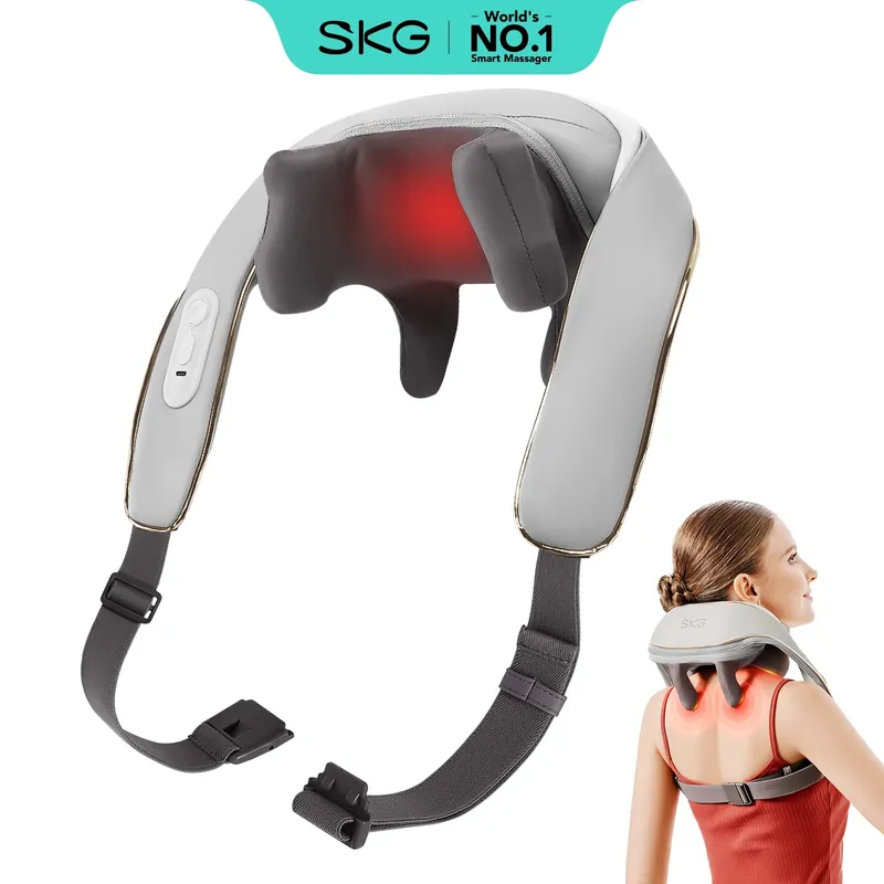 SKG H5 Mini Neck and Shoulder Massage with Heat for Neck, Back, Shoulder