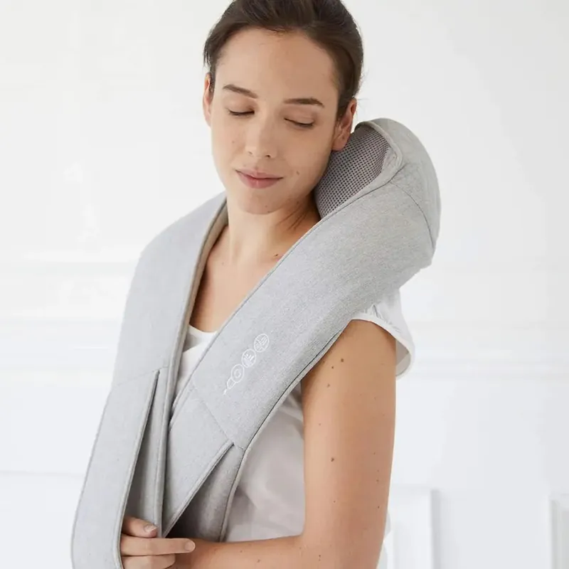 Quzy Premium Neck and Shoulder Massager with Infrared Heat for Pain Relief