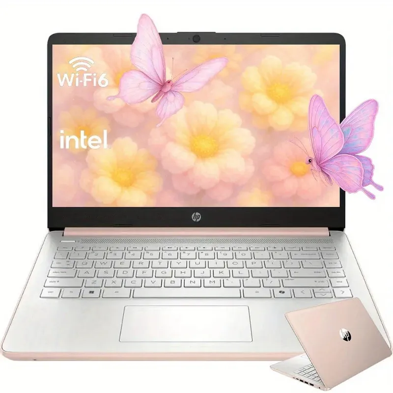 HP 14" HD Business Laptop,Intel Processor N150,4GB RAM,128GB UFS