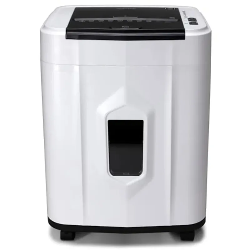 Professional Grade Micro-Cut Paper and Credit Card Shredder for Office Use