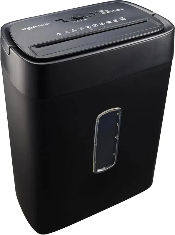 Cross-Cut Paper Shredder 12-Sheet Capacity, Credit Card Shredder