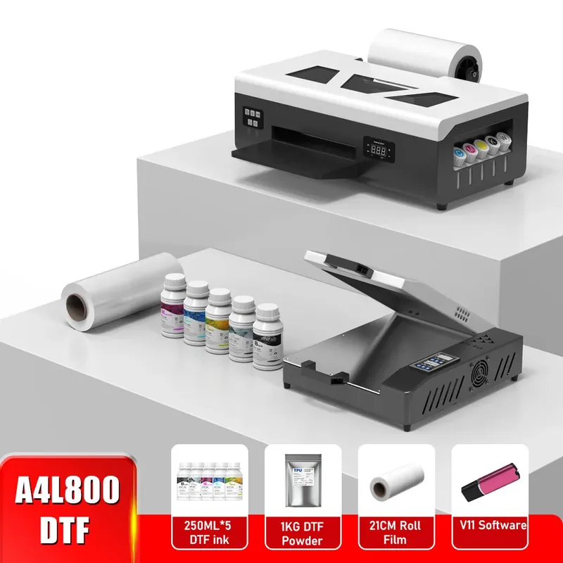 A4 DTF Printer L805 a4 dtf transfer printer for Epson l805 dtf printer bundle A4 t shirt printing machine