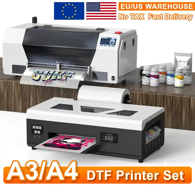 DTF Printer Impresora A3 XP600 DTF Printer Directly Transfer Film Printer A4 DTF T-shirt Printing Machine