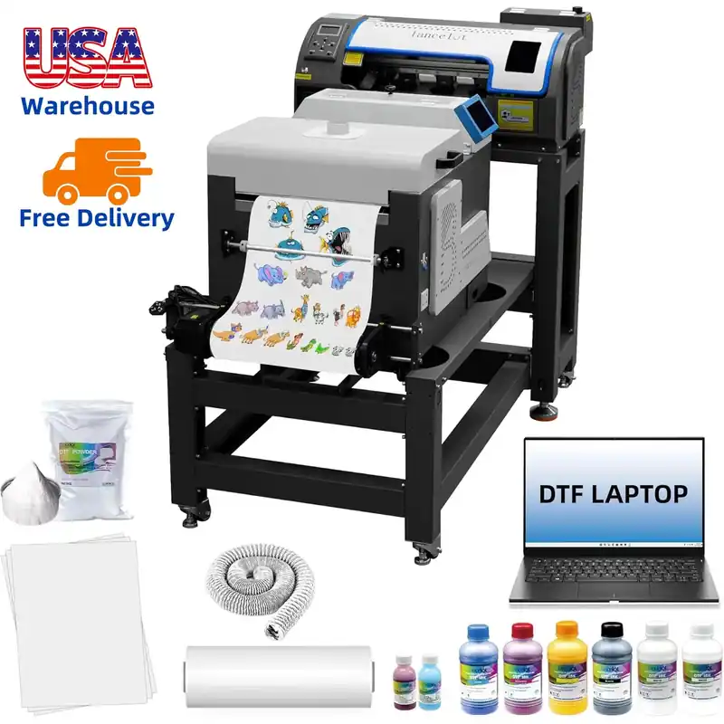 Lancelot A3 M1630 Pro DTF Printer Bundle – All-in-One Automatic T-Shirt Printing