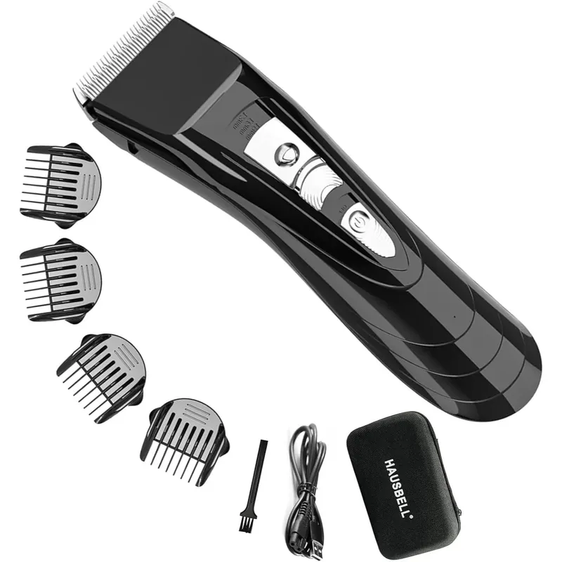Cordless Hair Clippers for Men Women Kids - Adjustable Blade Beard Trimmer, Professional Home Hair Cutting Kit