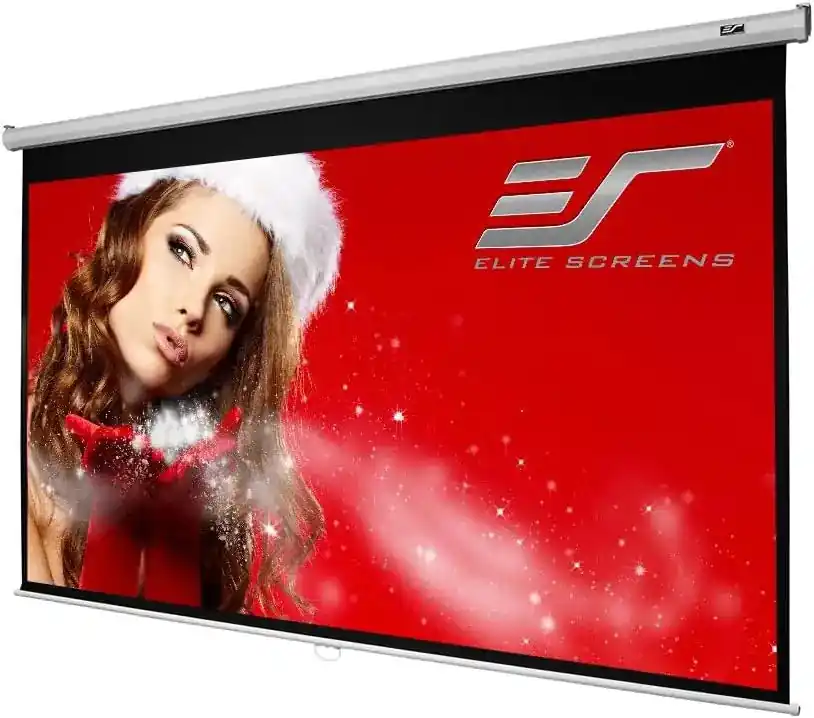 100 inch Manual Pull Down Projector Screen 16 9 4K 8K 3D HDR for Home